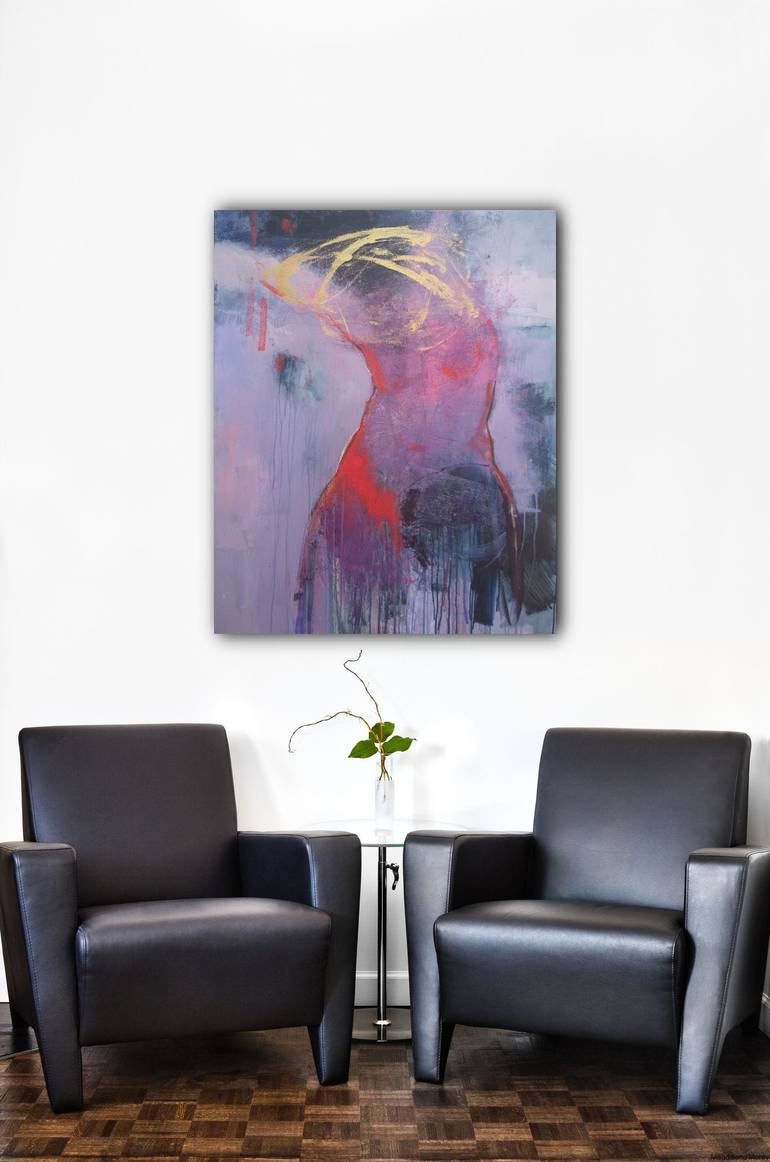 Original Abstract Women Painting by Magdalena Morey