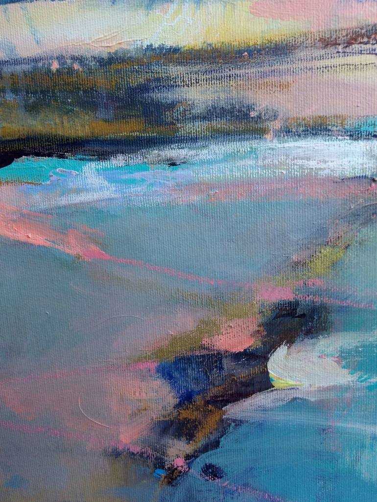 Original Abstract Landscape Painting by Magdalena Morey