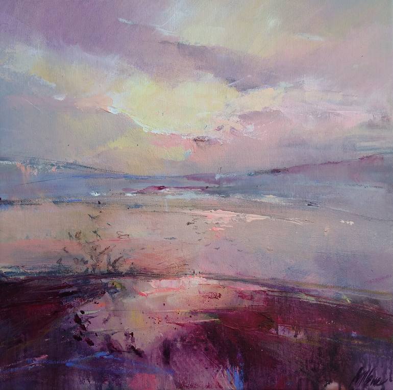 Original Abstract Seascape Paintings by Magdalena Morey