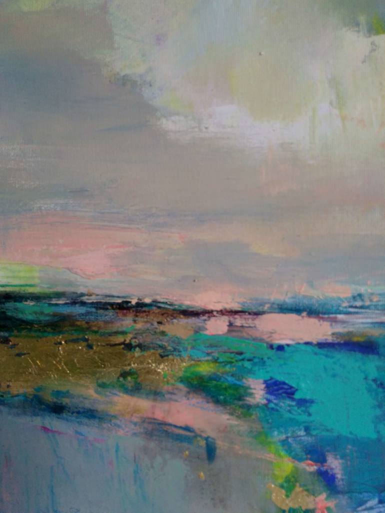 Original Abstract Landscape Painting by Magdalena Morey