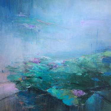 Print of Abstract Expressionism Water Paintings by Magdalena Morey