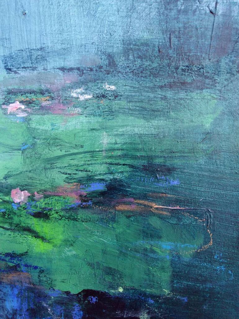 Original Abstract Water Painting by Magdalena Morey