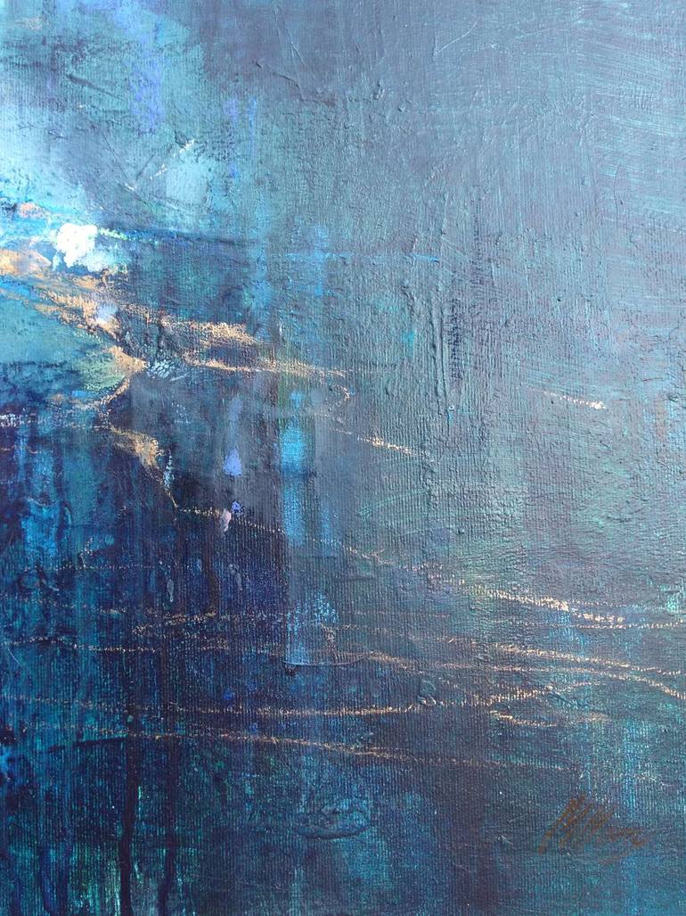 Original Abstract Water Painting by Magdalena Morey