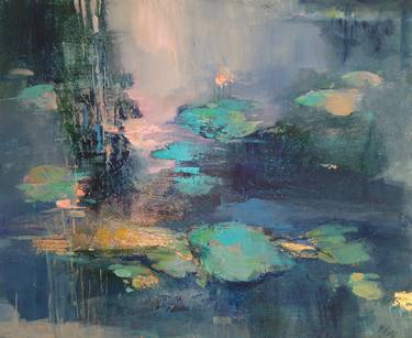 Print of Abstract Water Paintings by Magdalena Morey