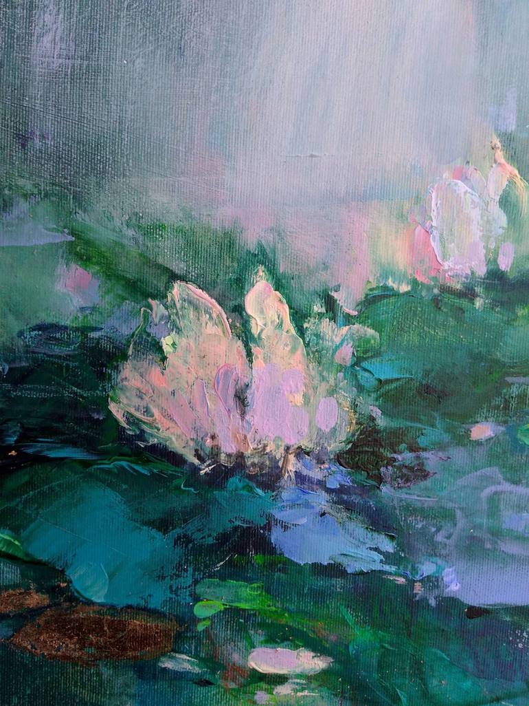 Original Abstract Water Painting by Magdalena Morey