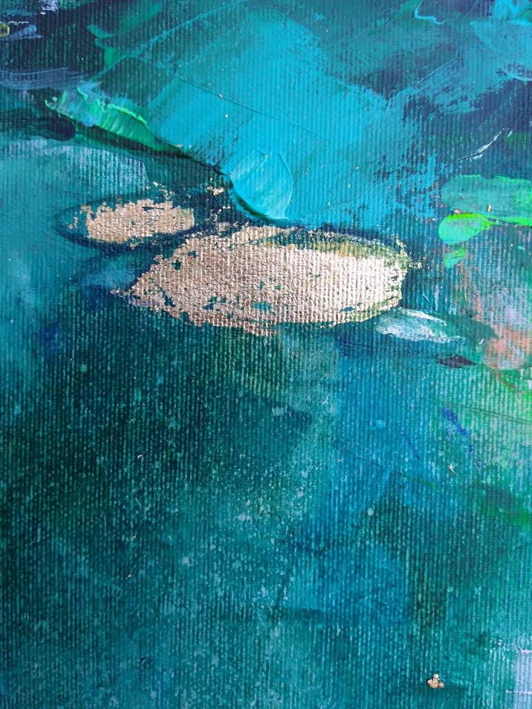 Original Abstract Water Painting by Magdalena Morey