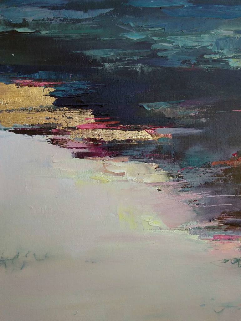 Original Abstract Water Painting by Magdalena Morey