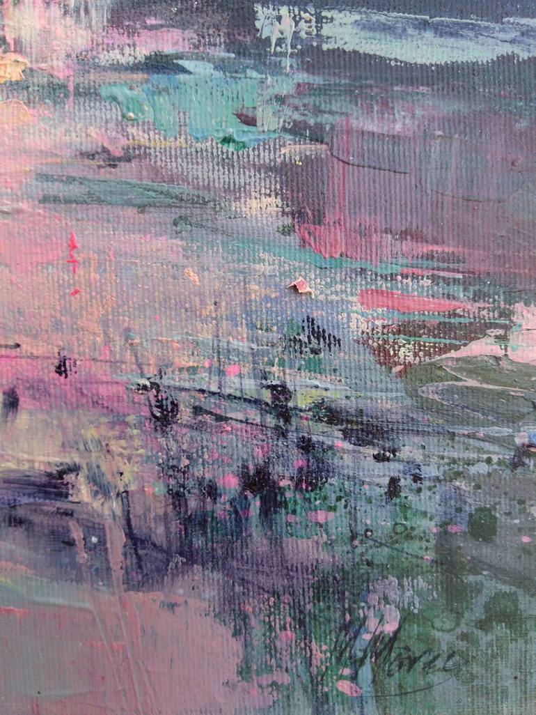 Original Abstract Landscape Painting by Magdalena Morey