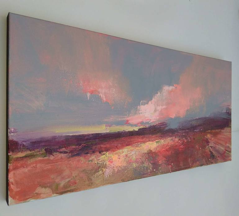 Original Abstract Landscape Painting by Magdalena Morey