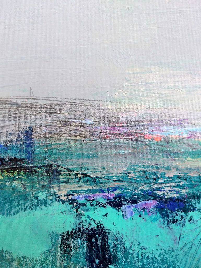 Original Abstract Landscape Painting by Magdalena Morey