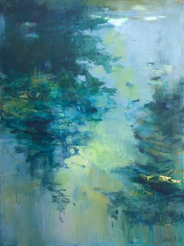 Print of Abstract Water Paintings by Magdalena Morey