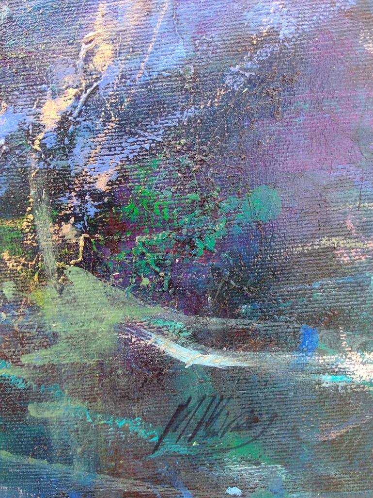 Original Abstract Water Painting by Magdalena Morey