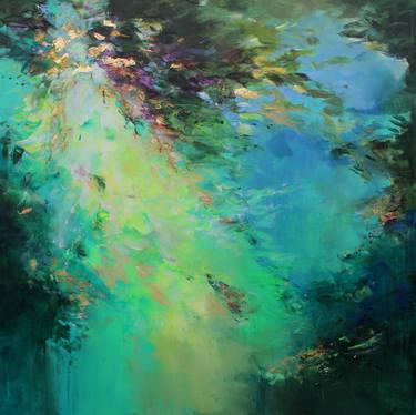 Print of Abstract Water Paintings by Magdalena Morey