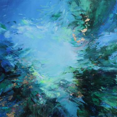 Print of Abstract Water Paintings by Magdalena Morey