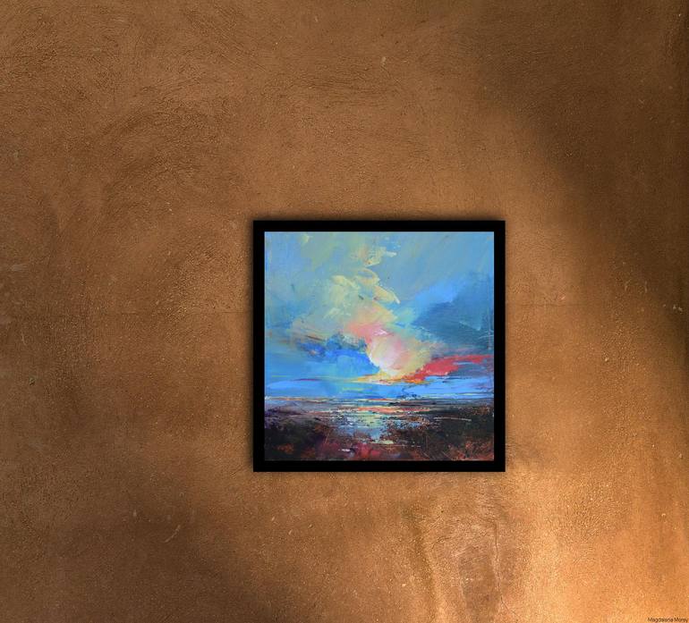 Original Abstract Seascape Painting by Magdalena Morey