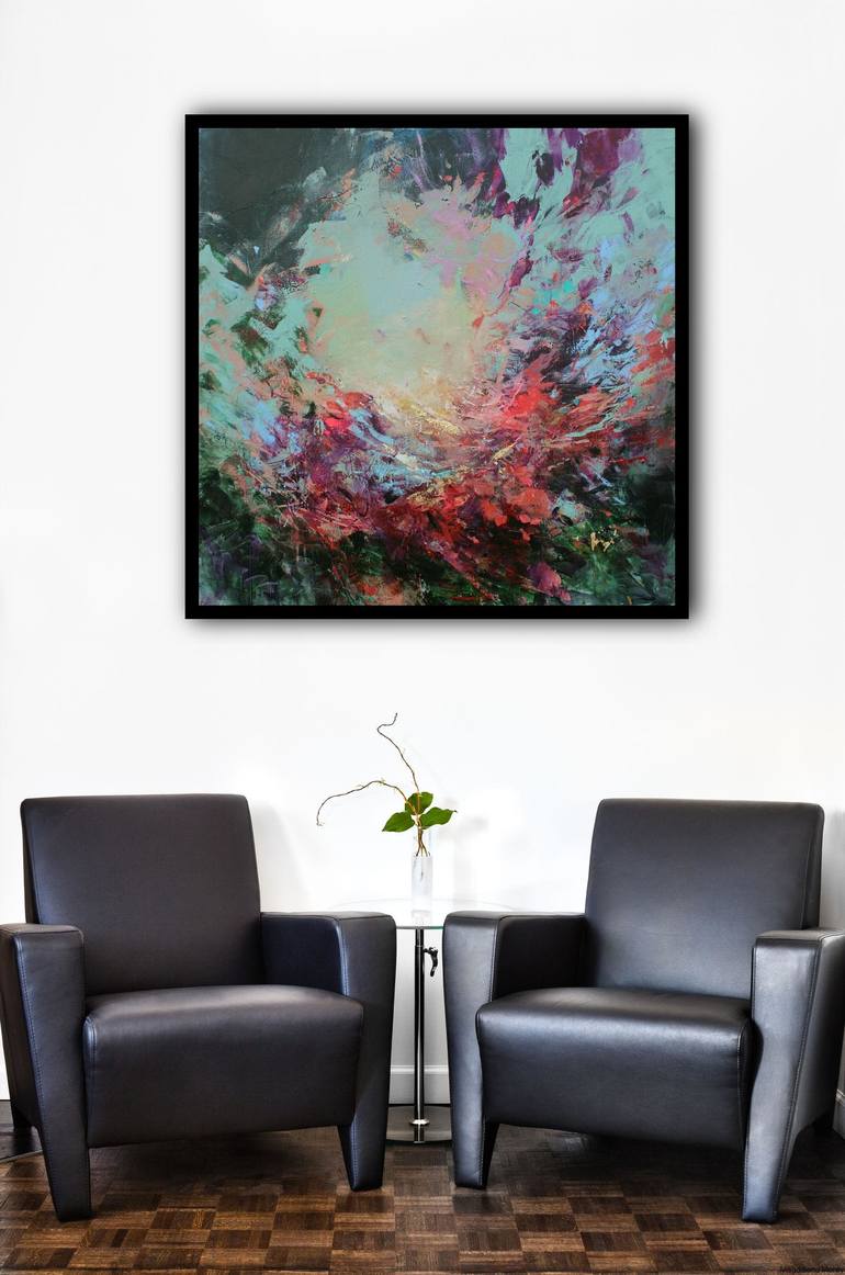 Original Abstract Expressionism Abstract Painting by Magdalena Morey