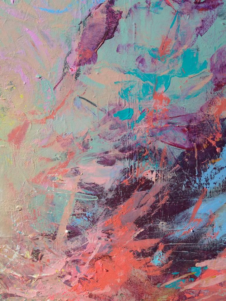 Original Abstract Expressionism Abstract Painting by Magdalena Morey