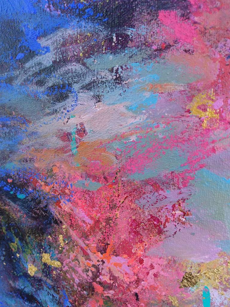 Original Abstract Expressionism Abstract Painting by Magdalena Morey