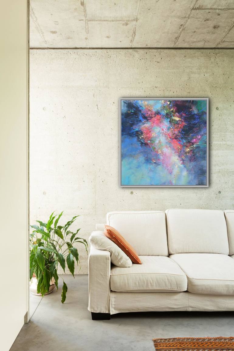 Original Abstract Expressionism Abstract Painting by Magdalena Morey