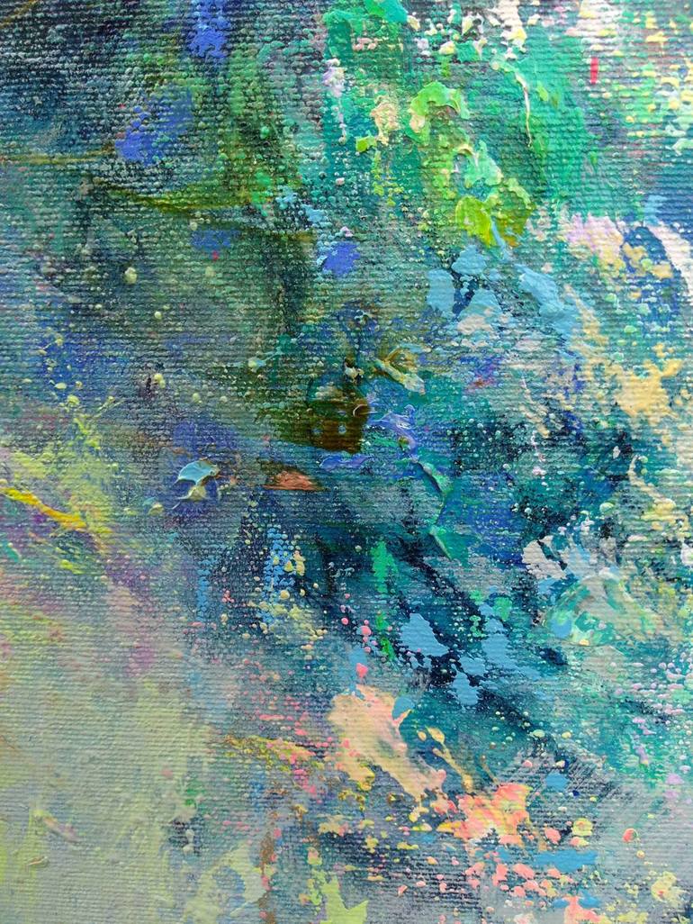 Original Abstract Expressionism Abstract Painting by Magdalena Morey