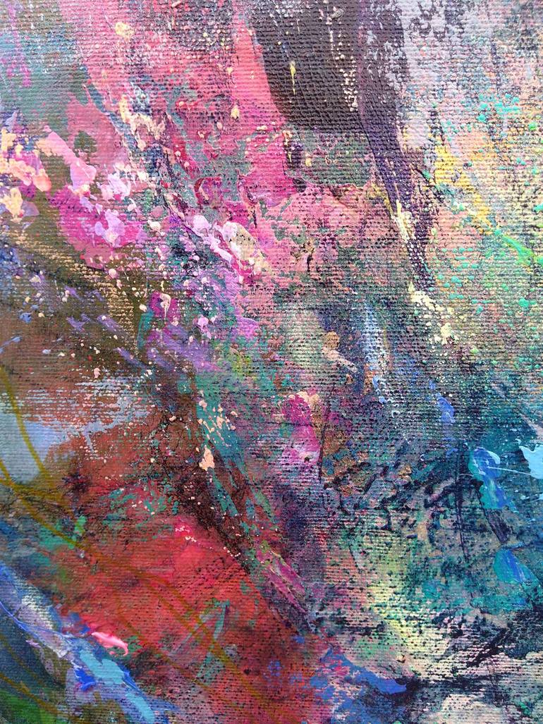 Original Abstract Expressionism Abstract Painting by Magdalena Morey