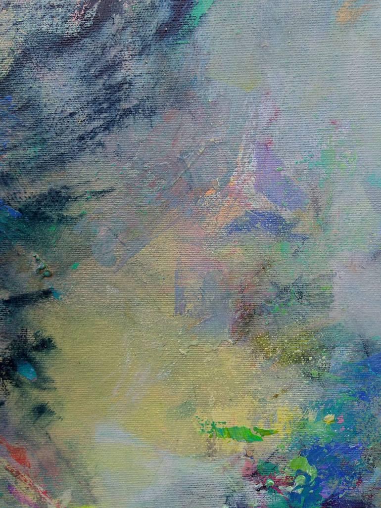 Original Abstract Expressionism Abstract Painting by Magdalena Morey