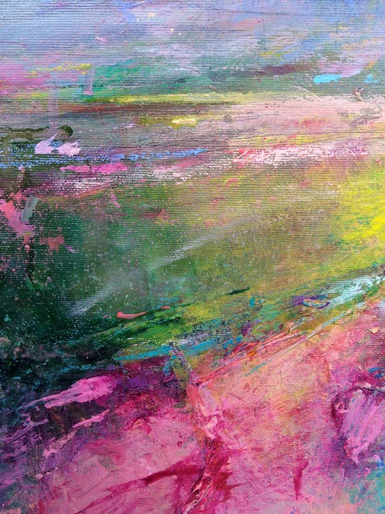 Original Abstract Landscape Painting by Magdalena Morey