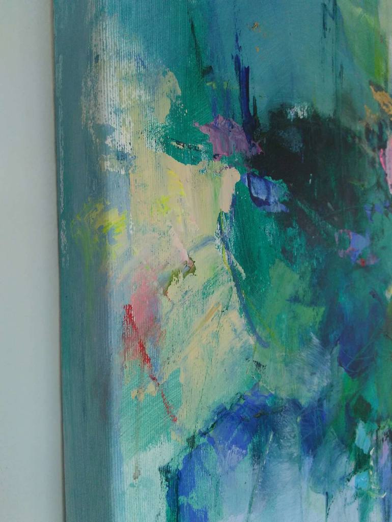 Original Abstract Water Painting by Magdalena Morey