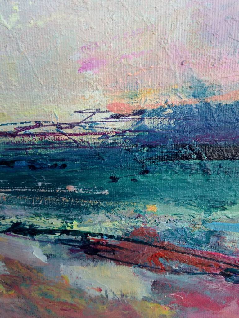 Original Abstract Landscape Painting by Magdalena Morey