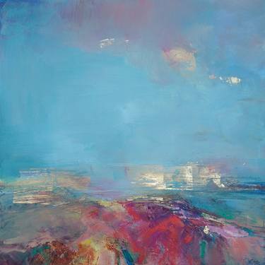 Print of Abstract Seascape Paintings by Magdalena Morey