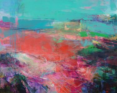 Original Abstract Landscape Paintings by Magdalena Morey