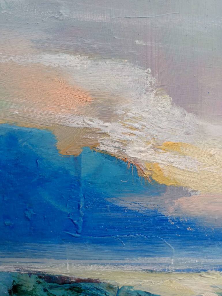 Original Abstract Landscape Painting by Magdalena Morey