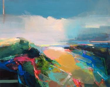 Print of Abstract Landscape Paintings by Magdalena Morey