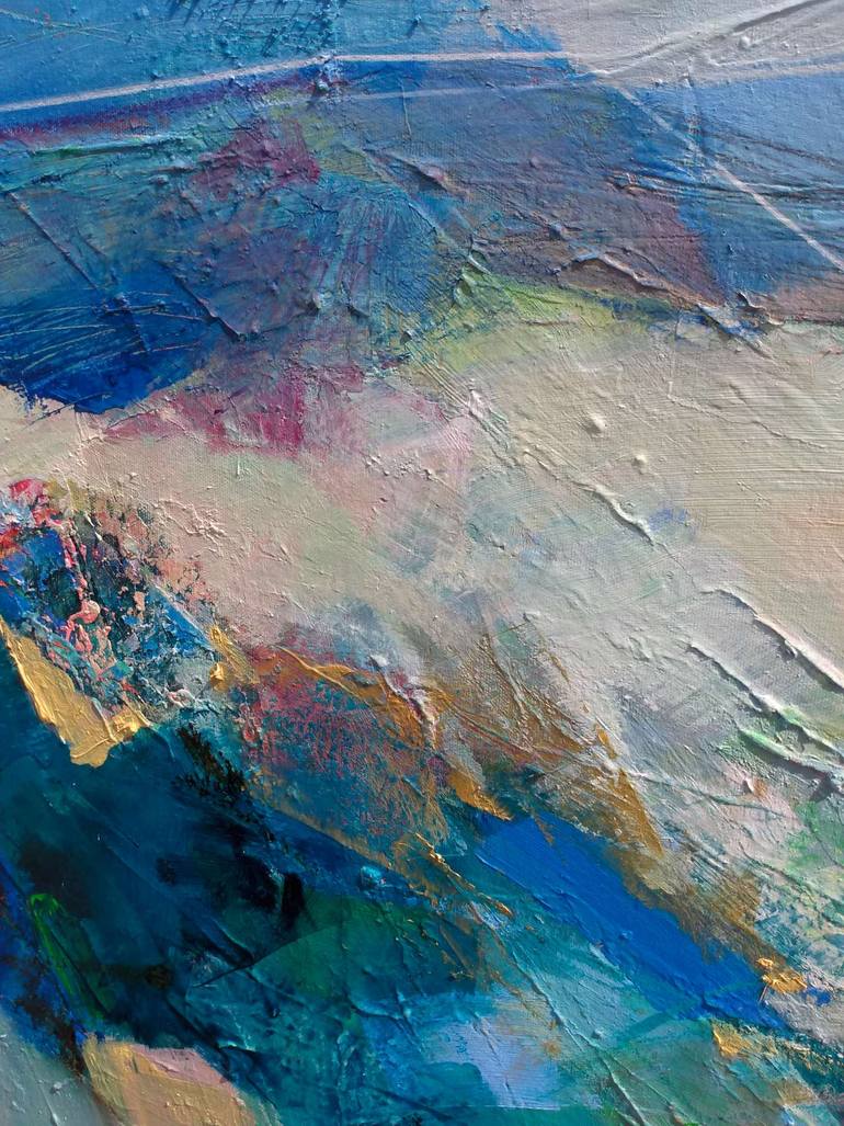 Original Abstract Landscape Painting by Magdalena Morey