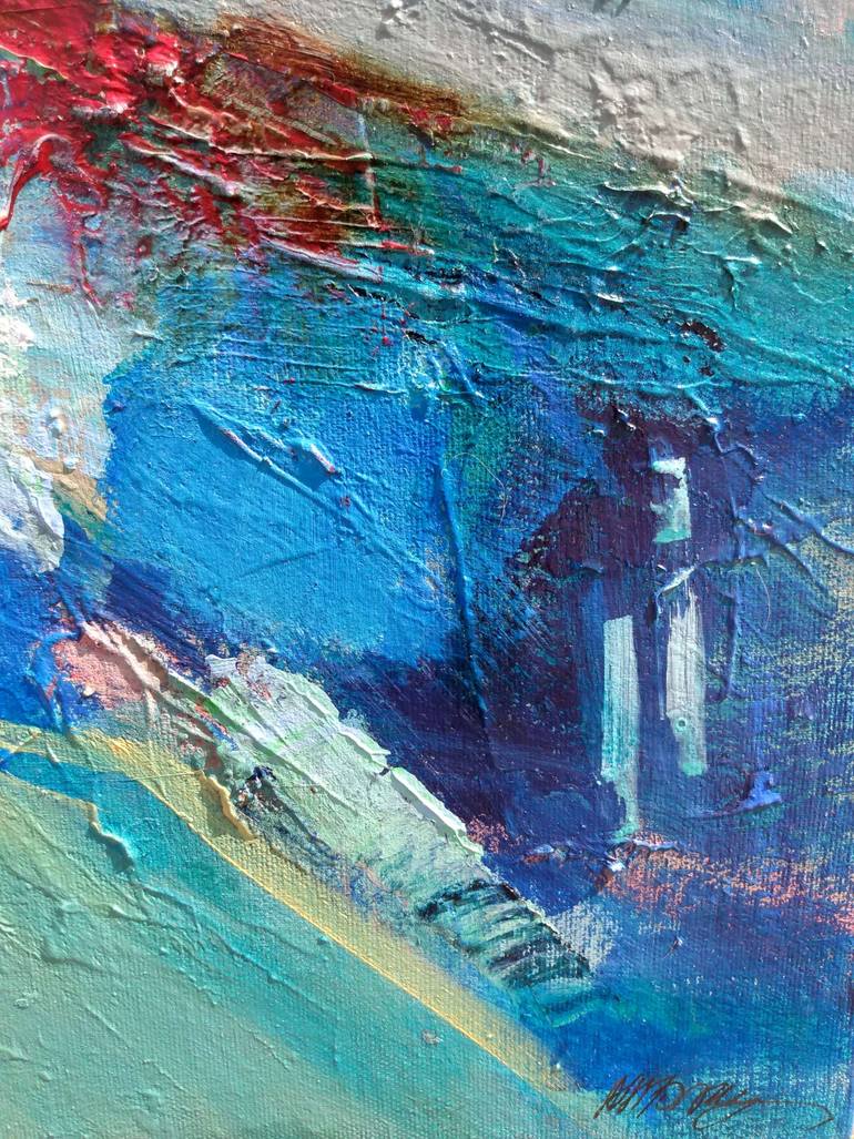 Original Abstract Landscape Painting by Magdalena Morey