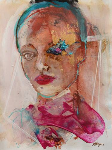 Print of Abstract Portrait Paintings by Magdalena Morey