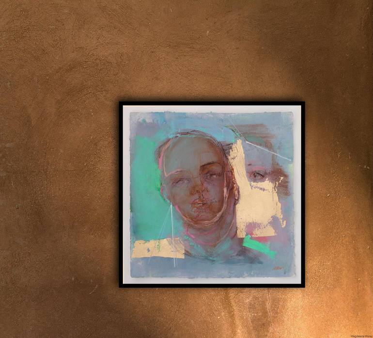Original Abstract People Painting by Magdalena Morey