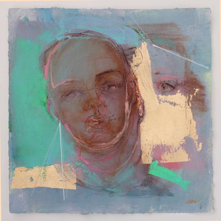 Original Abstract People Painting by Magdalena Morey