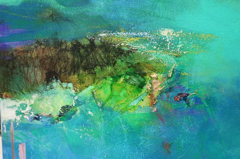 Original Abstract Landscape Painting by Magdalena Morey