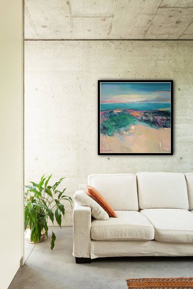 Original Abstract Landscape Painting by Magdalena Morey