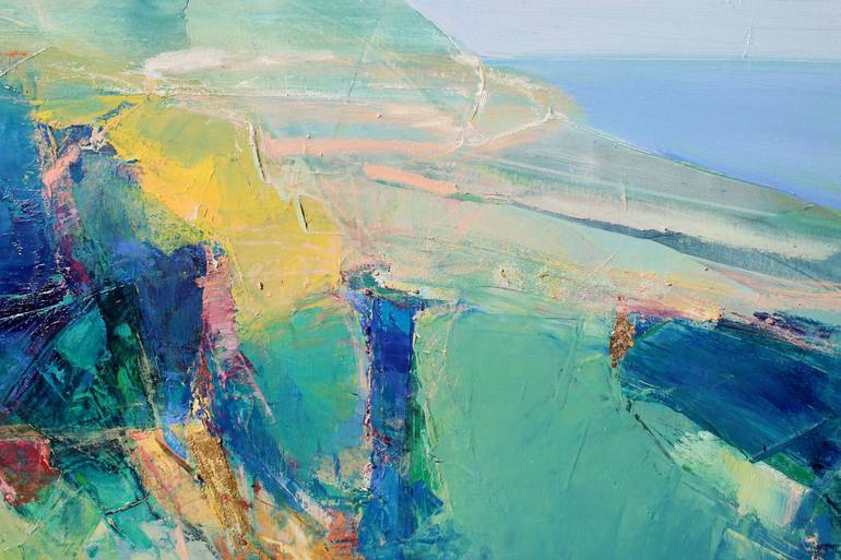 Original Abstract Landscape Painting by Magdalena Morey