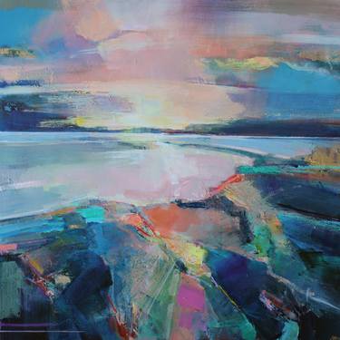 Print of Abstract Landscape Paintings by Magdalena Morey