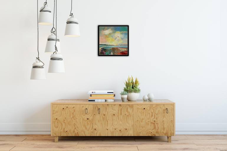 Original Abstract Landscape Painting by Magdalena Morey