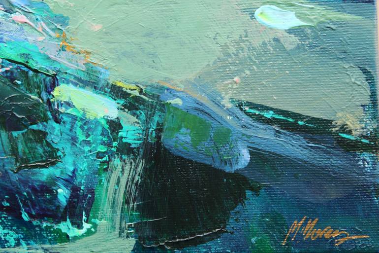 Original Abstract Landscape Painting by Magdalena Morey