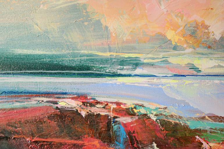 Original Abstract Seascape Painting by Magdalena Morey