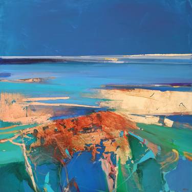 Print of Abstract Beach Paintings by Magdalena Morey