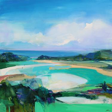 Print of Beach Paintings by Magdalena Morey