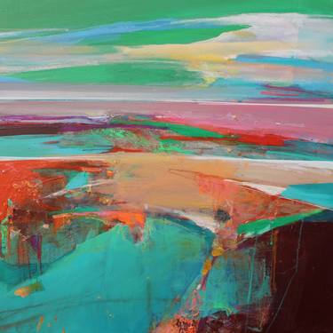 Print of Abstract Landscape Paintings by Magdalena Morey