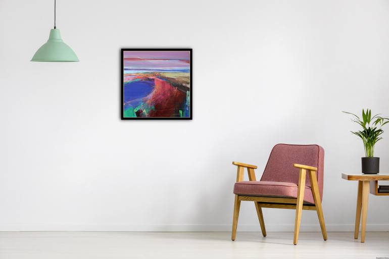 Original Abstract Seascape Painting by Magdalena Morey