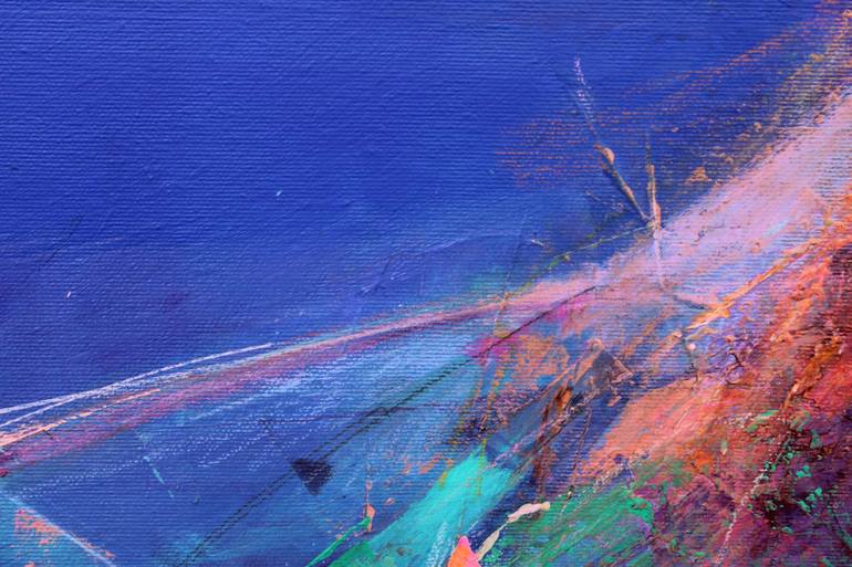 Original Abstract Seascape Painting by Magdalena Morey